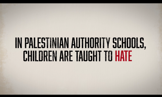 In Palestinian authority schools, children are taught to hate
