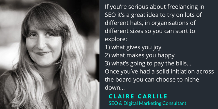 Claire Carlile SEO and Digital Marketing Consultant