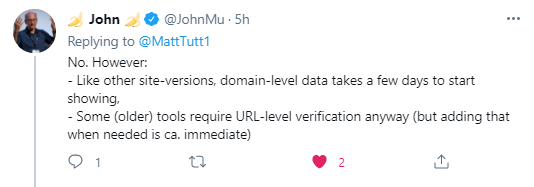 John Mu twitter GSC domains