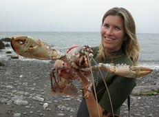Sarah Boothroyd of the National Lobster Hatchery